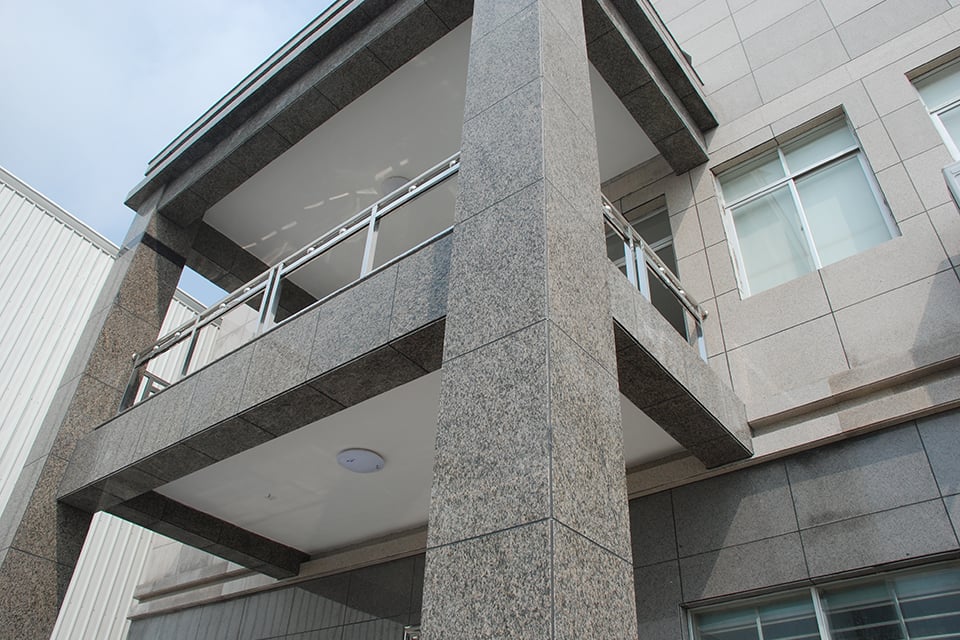 Spray Granite Building