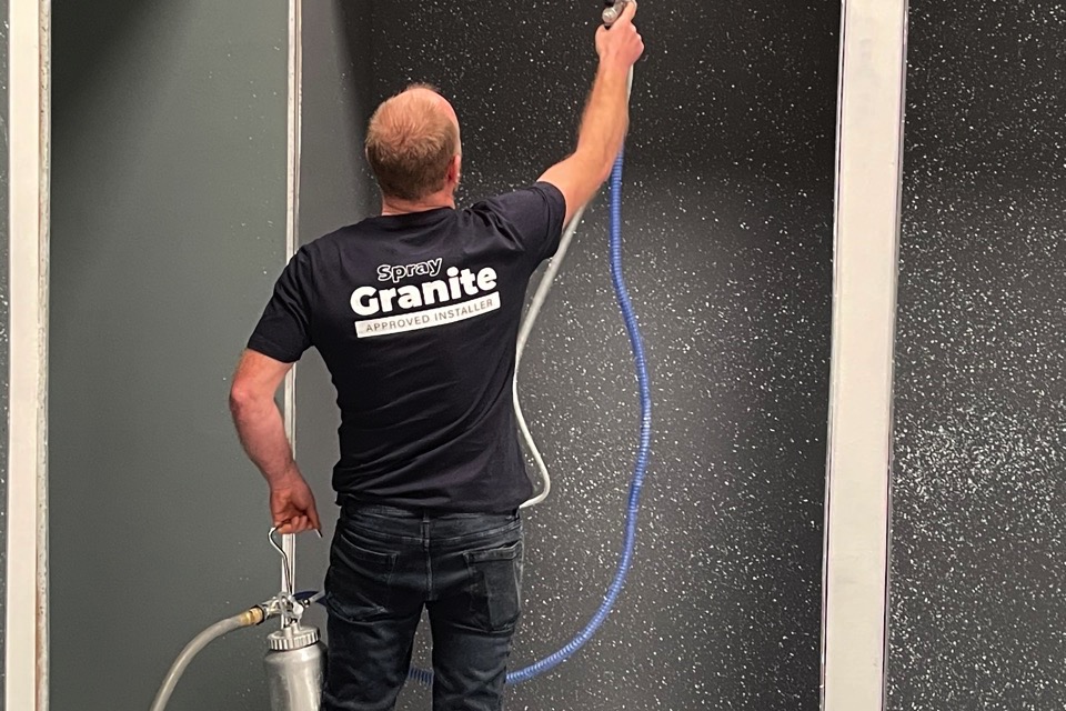 Spray Granite Spplication